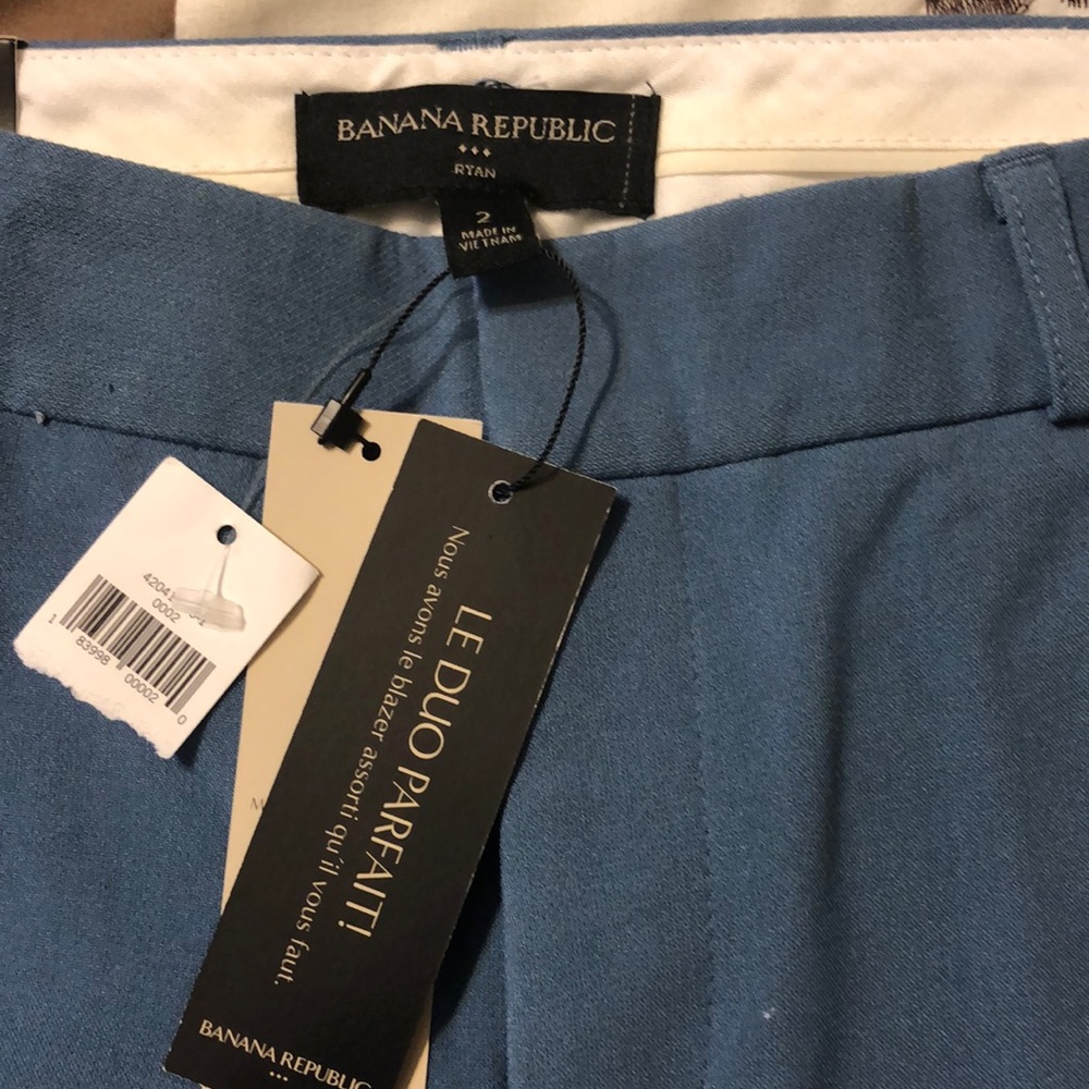 Banana Republic Ryan Pants in Blue Size 2
